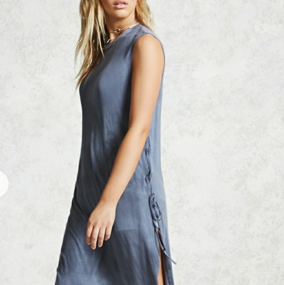 Side Lace Up Tunic Versatile Fasion Staple - Picture 2 of 4